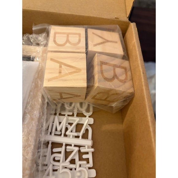 Felt Letter Board Baby Announcement Photo Prop 9pc - Picture 6 of 8